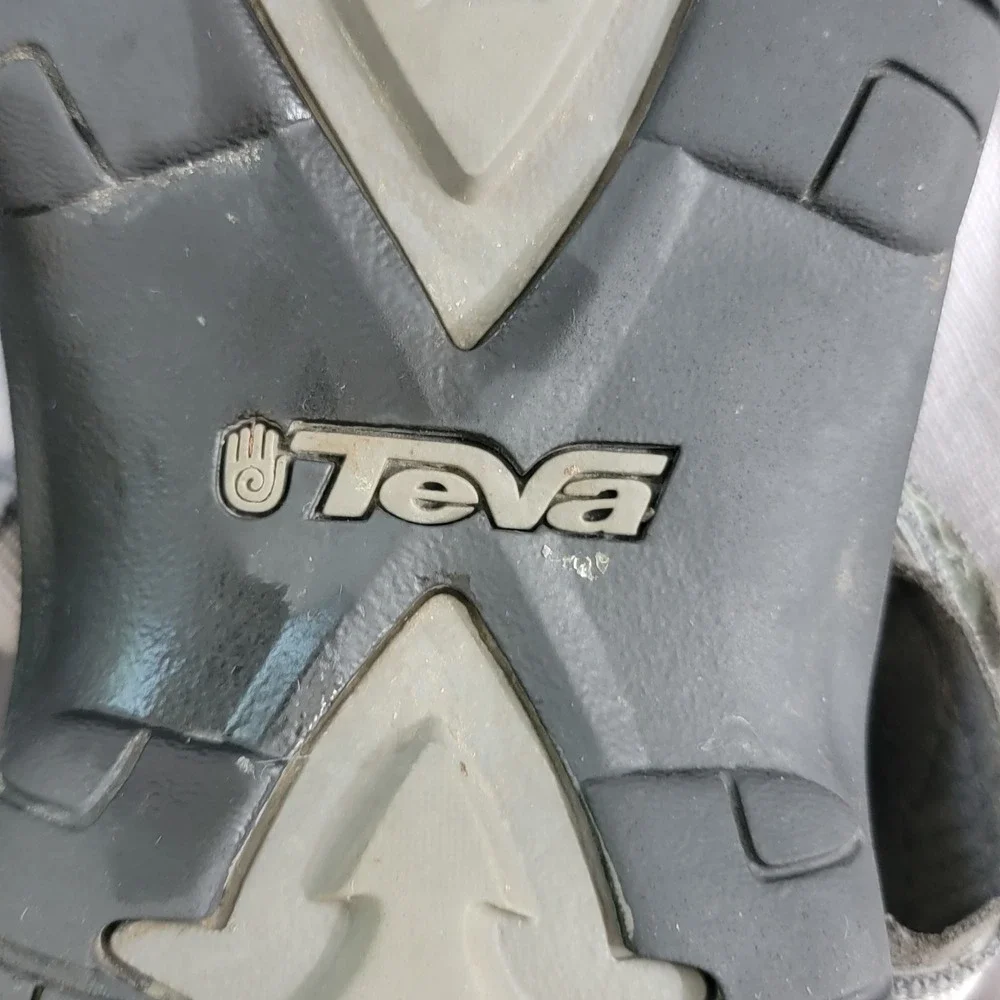 Teva Verra Strappy Sport Hiking Sandals Womens 10 Grey 1006263
